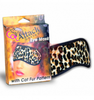 Venda para os olhos padrão leopardo