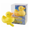 Pato de borracha com pénis